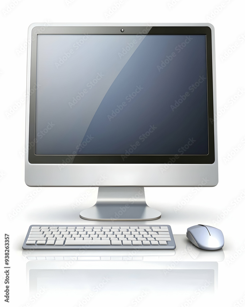 Vector image of desktop computer and mouse for online learning workstations. Ideal for educational content and e-learning resources. Available in photo stock. Vector image of desktop computer and mouse for online learning workstations. Ideal for educational content and e-learning resources. Available in photo stock.