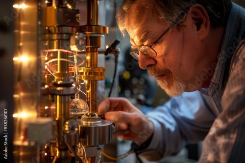 machine that is making liquid in glass, scientific discovery unlocks the potential of quantum computing