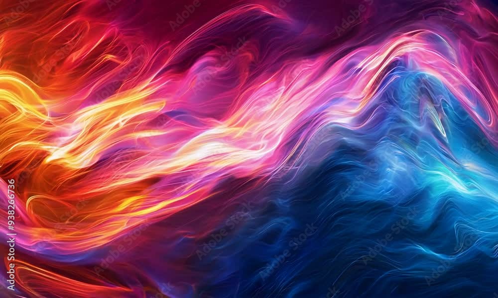 Abstract Colorful Swirling Smoke Abstract Colorful Swirling Smoke