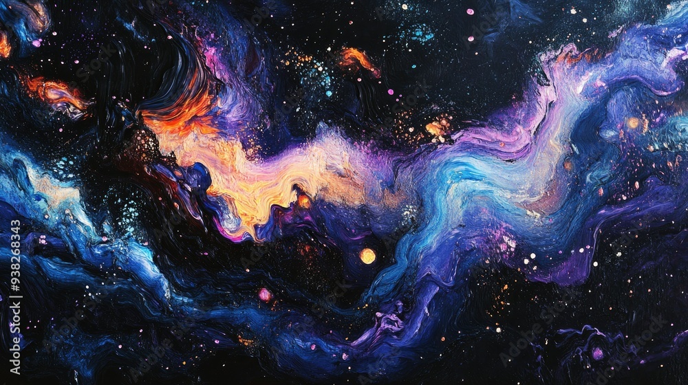 Night sky lit by cascading fireworks, each burst painting the darkness with bright hues.