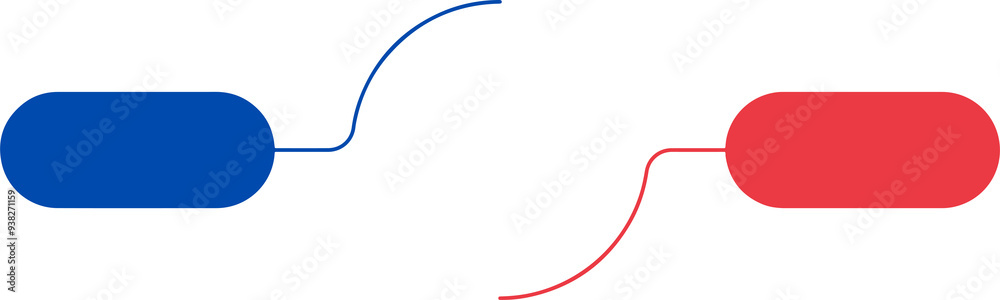 blue and red flash drive Vector Structure Infographic with Steps or Options blue and red flash drive Vector Structure Infographic with Steps or Options