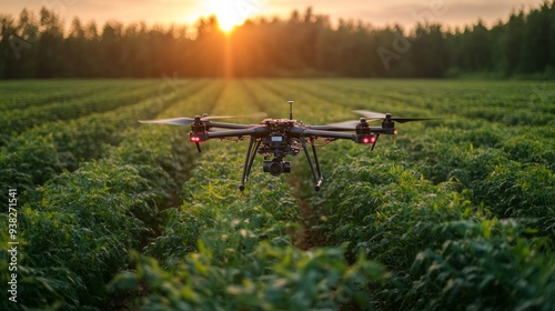 Agritech Drones and AI managing of crops