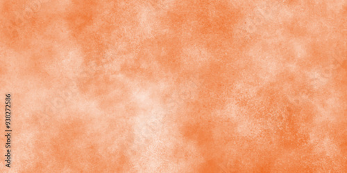 Old orange or pink paper parchment banner with distressed vintage grunge texture, Abstract paper Background Texture Pattern with orange color, Heavily Mixed Wall Art watercolor texture.