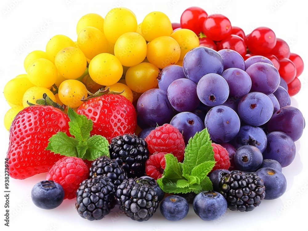 Colorful bottles of fruit juices surrounded by fresh produce on pastel background Colorful bottles of fruit juices surrounded by fresh produce on pastel background