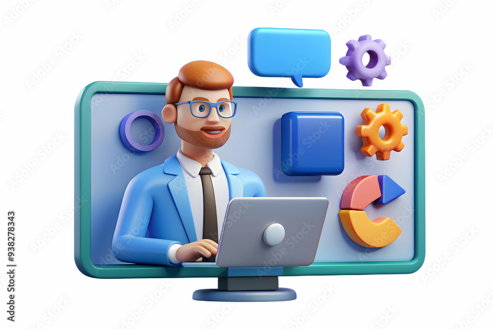 IT support in virtual meeting setting with focus on troubleshooting steps in modern workspace for smooth meetings. IT support in virtual meeting setting with focus on troubleshooting steps in modern workspace for smooth meetings.
