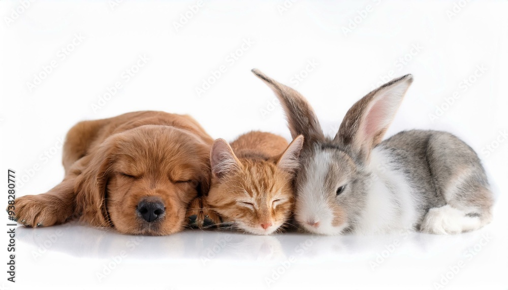 仲良く一緒に寝ている子犬と猫とうさぎ(Puppy and cat and rabbit sleeping together)
仲良く一緒に寝ている子犬と猫とうさぎ(Puppy and cat and rabbit sleeping together)
