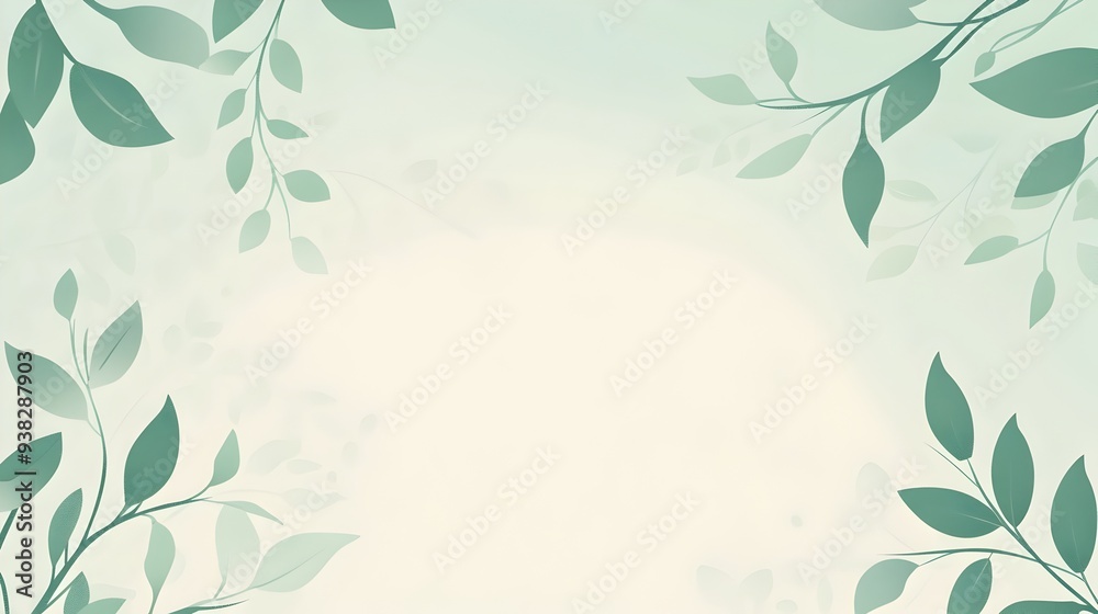 Elegant and Sustainable Minimal Green Leaf Pattern with Soft Gradient Background Perfect for Eco Friendly Presentations Website Designs and Branding Materials Elegant and Sustainable Minimal Green Leaf Pattern with Soft Gradient Background Perfect for Eco Friendly Presentations Website Designs and Branding Materials
