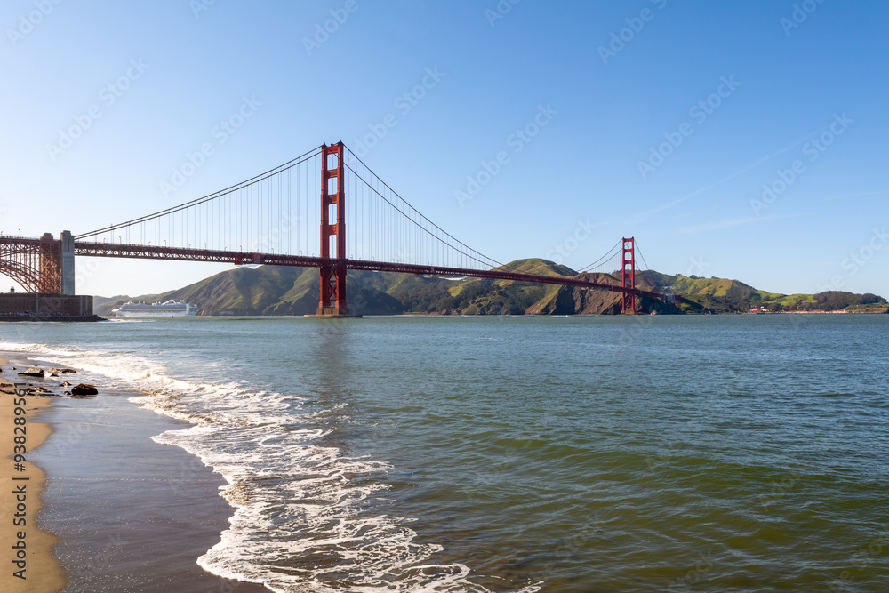The Golden Gate Bridge in San Francisco, California, USA The Golden Gate Bridge in San Francisco, California, USA