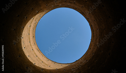 Low angle view Toghrol (Tughrul) Tower 