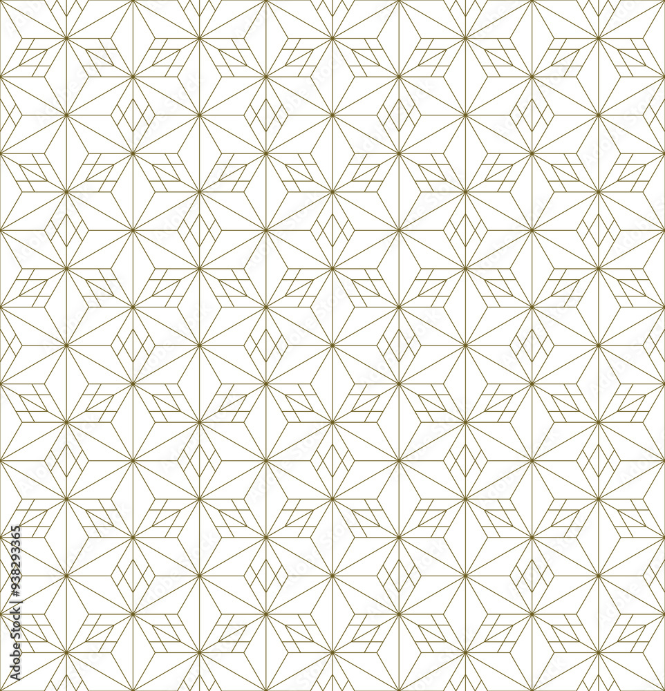 Seamless geometric pattern.Woodwork style kumiko.For shoji screen.Great design for any purposes. Japanese pattern background vector. Japanese traditional wall.Fine lines. Seamless geometric pattern.Woodwork style kumiko.For shoji screen.Great design for any purposes. Japanese pattern background vector. Japanese traditional wall.Fine lines.