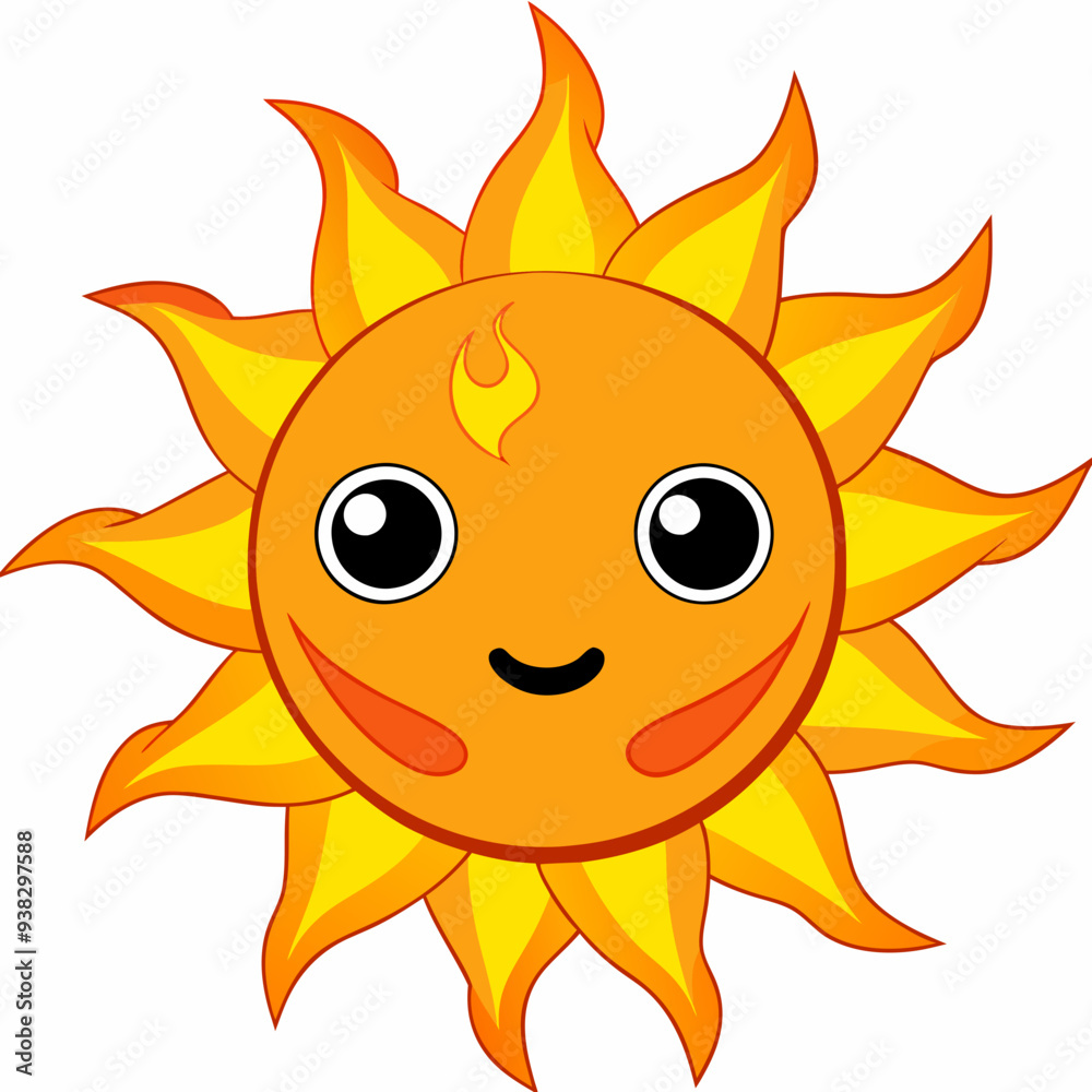 Solar Flare A Molten Being of Devastating Heat Art art vector illustration Solar Flare A Molten Being of Devastating Heat Art art vector illustration