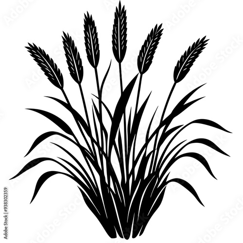 Reed  Art art vector illustration