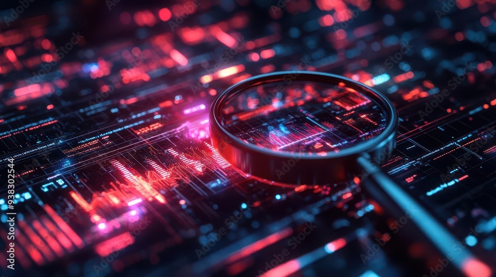 futuristic data analysis interface holographic charts and graphs with ...