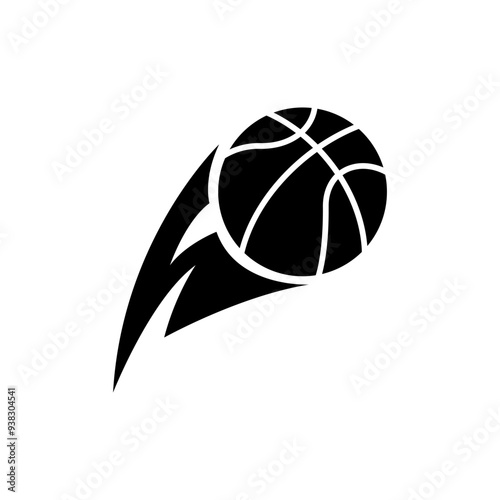 Ball of basketball icon