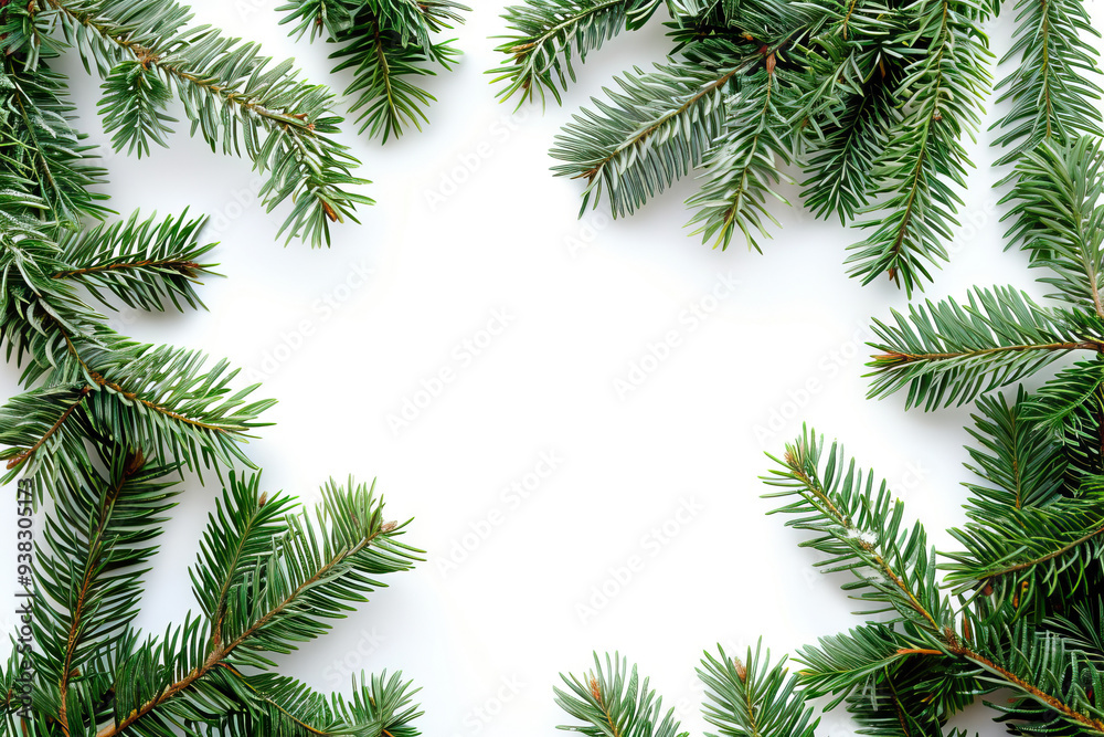 pine branches frame pine branches frame