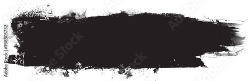Glitch distorted grange shape . Noise grungy logo . Trendy defect error shapes . Glitched frame .Grunge textured . Distressed effect .Vector shapes