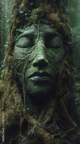 Green Man Forest Guardian Paganism Religion Spiritual Symbol