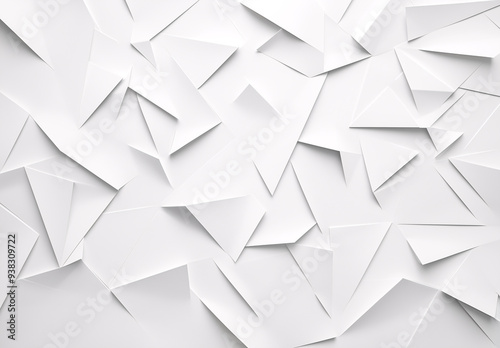 A beautiful white background with many triangles