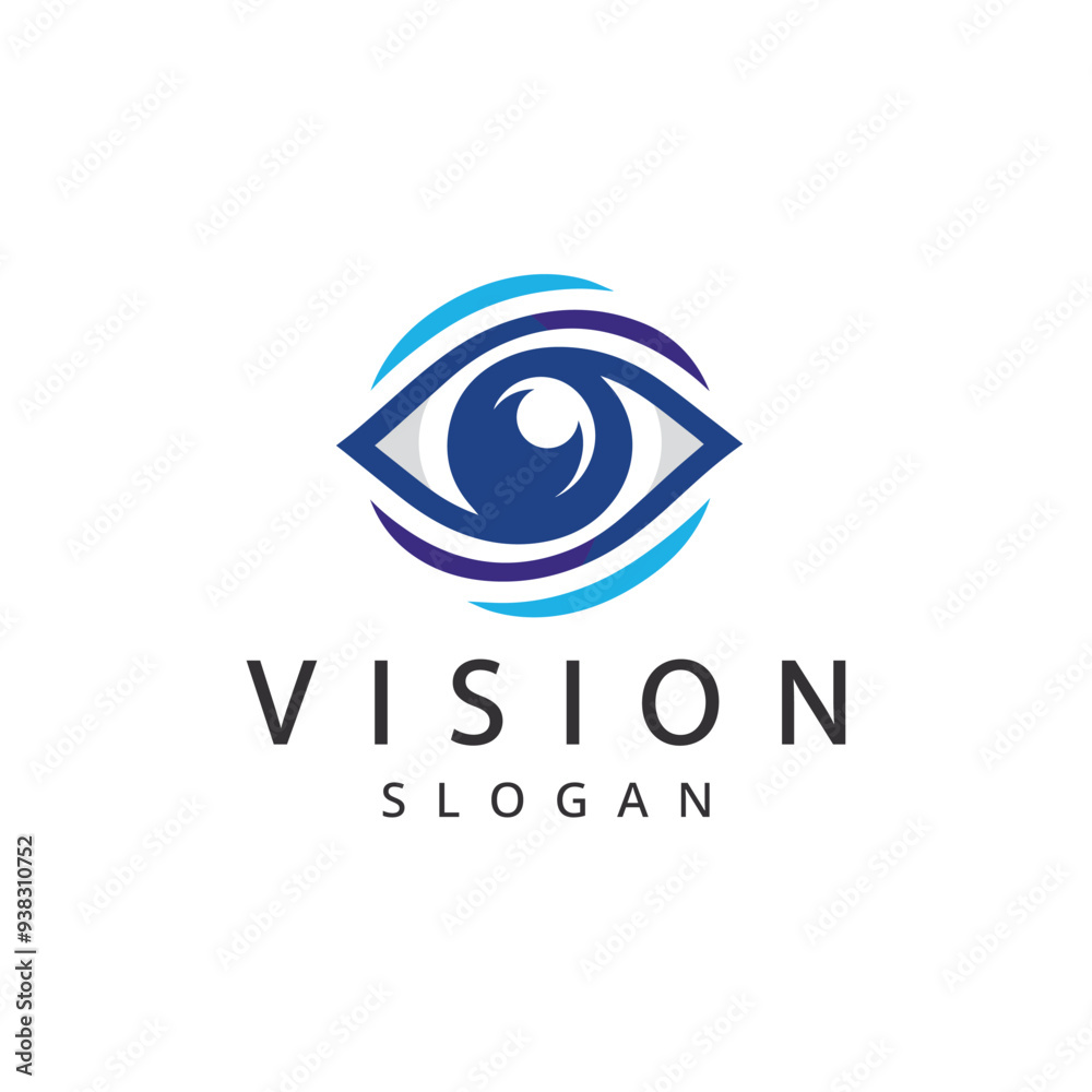 Abstract vision logo Vector Eye illustration Abstract vision logo Vector Eye illustration