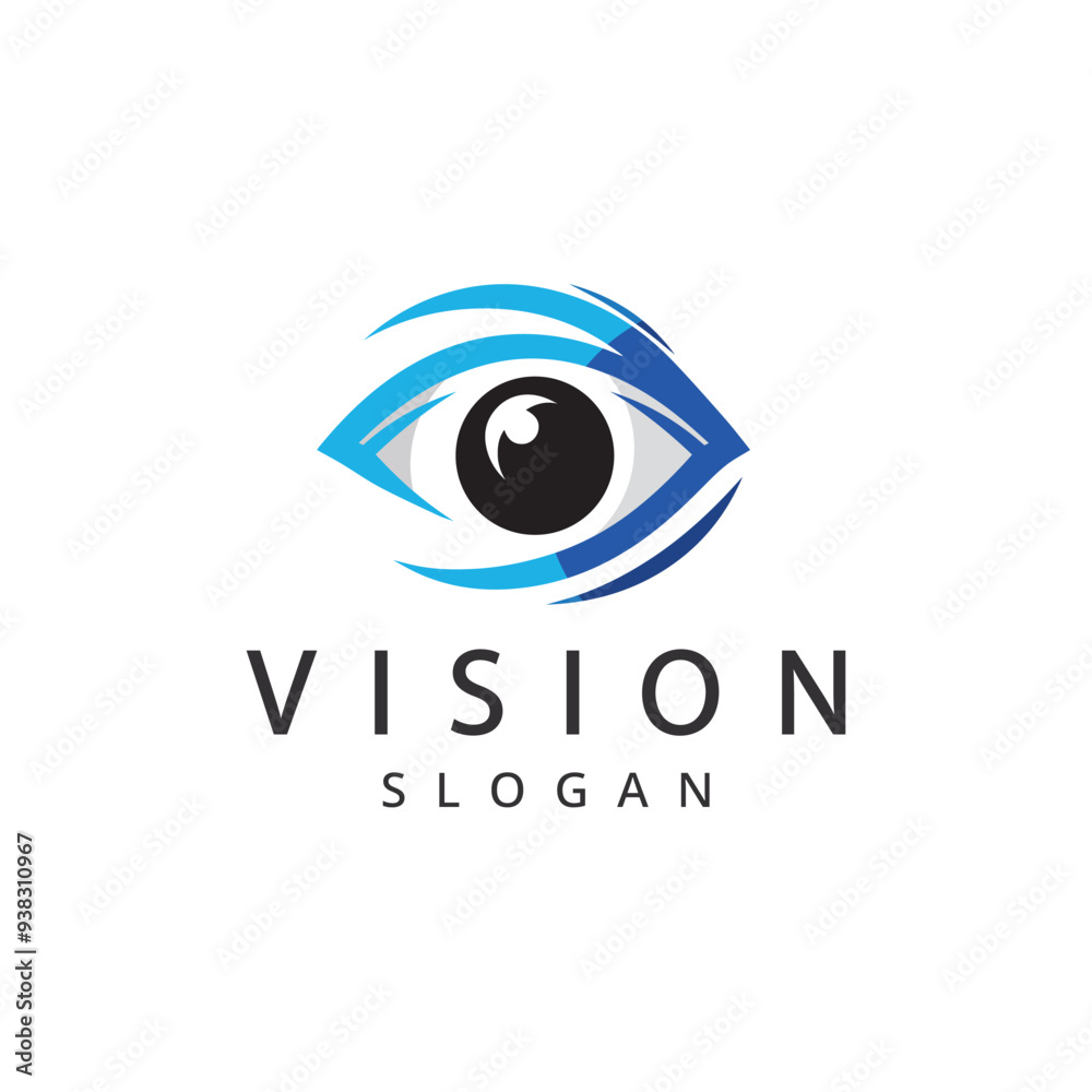Abstract vision logo Vector Eye illustration Abstract vision logo Vector Eye illustration