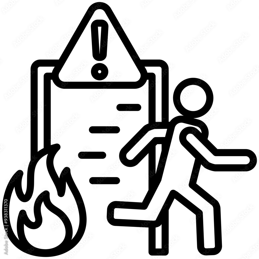 Evacuation Icon Evacuation Icon