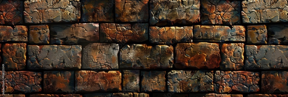 Seamless brickwork concrete background with realistic texture shading, ideal for platformer game Seamless brickwork concrete background with realistic texture shading, ideal for platformer game
