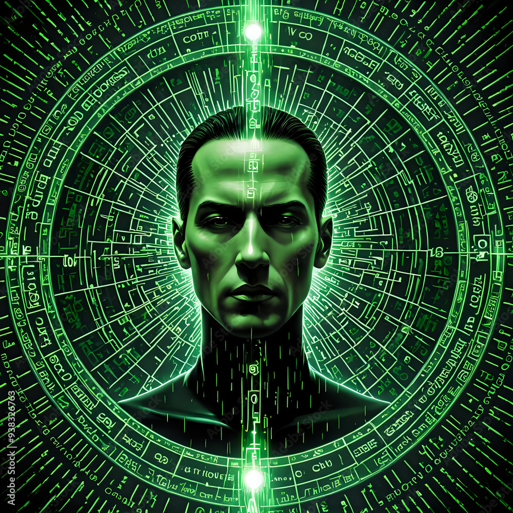 Abstraktion Bewusstseinsmatrix 1x1. Hintergrund für das Design 2. Abstraktion Bewusstseinsmatrix 1x1. Hintergrund für das Design 2.
