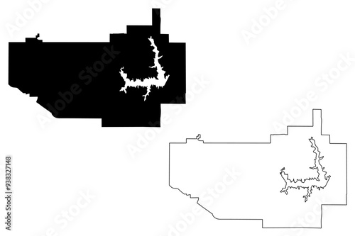 Norman City, Oklahoma (United States cities, United States of America, usa city) map vector illustration, scribble sketch City of Norman map photo