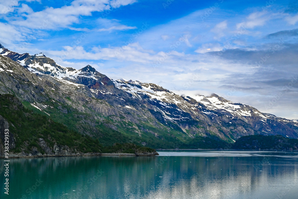 Nature views of Alaska coastline and Alaskan glaciers Nature views of Alaska coastline and Alaskan glaciers