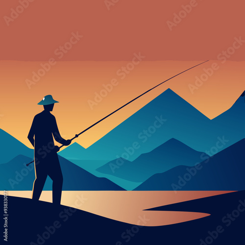 Fishing Design art vector illustration