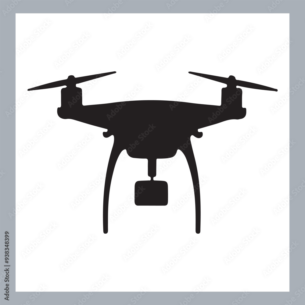 Drone quadcopter with camera black symbol, Black silhouette of military drone. Top, front and side view. Army aircraft for intelligence and attack, silhouette of a drone flying Drone quadcopter with camera black symbol, Black silhouette of military drone. Top, front and side view. Army aircraft for intelligence and attack, silhouette of a drone flying