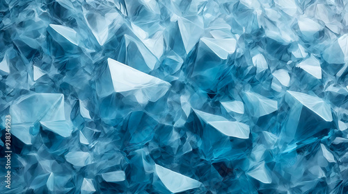 Blue ice texture background, wallpaper