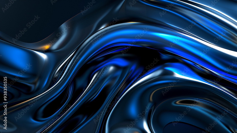 Fototapeta premium Background abstract deep blue