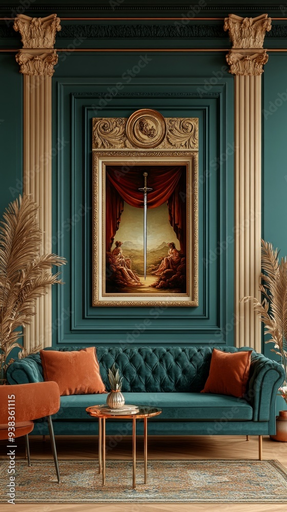 Sword of Damocles Historical Painting Greek Mythology Religion Spiritual Symbol Sword of Damocles Historical Painting Greek Mythology Religion Spiritual Symbol