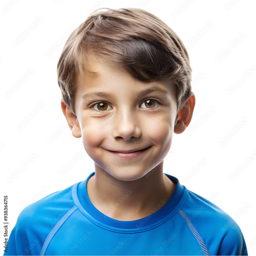 Boy with happy expression