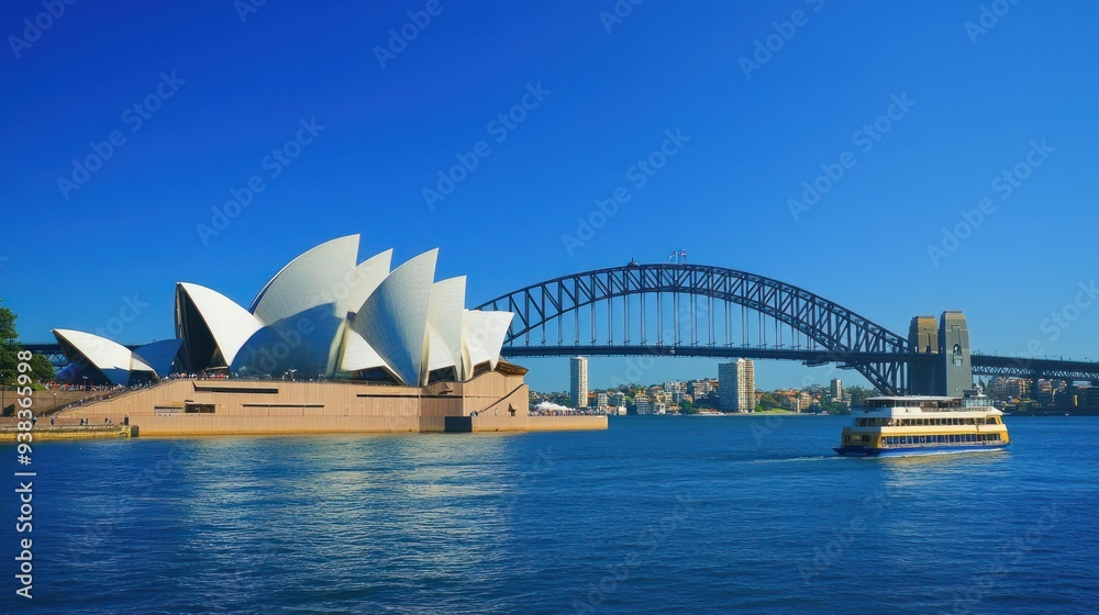 Obraz premium Sydney Opera House and Harbour Bridge