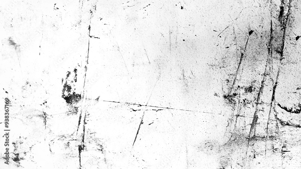 Obraz premium Grunge black scratched background, old film effect, distressed scary texture with space for design resource. Generative AI