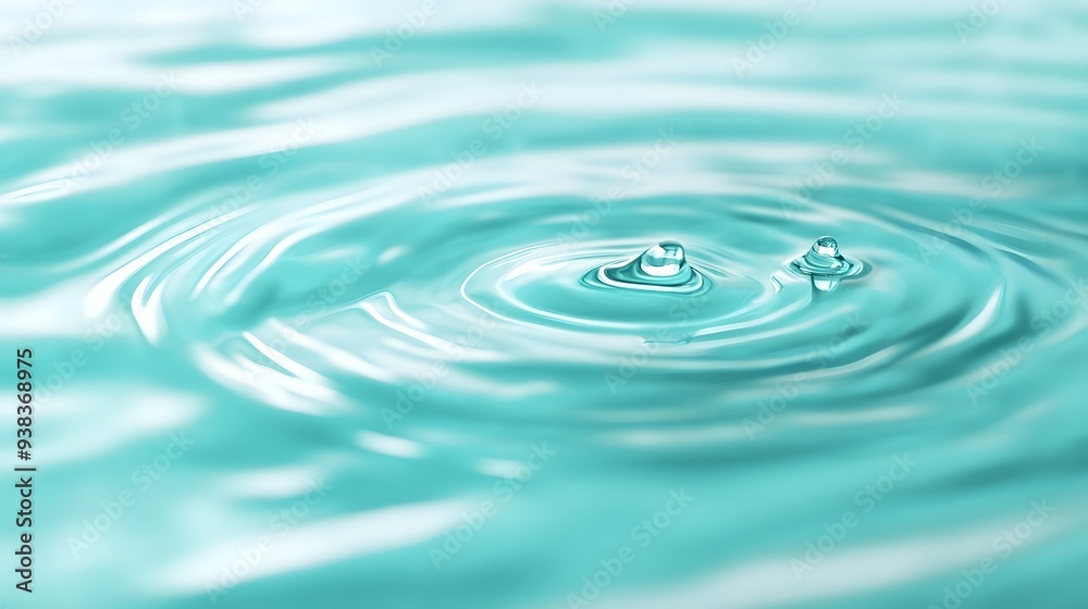 A close-up shot of water ripples with droplets creating circular patterns, conveying tranquility and fluidity. A close-up shot of water ripples with droplets creating circular patterns, conveying tranquility and fluidity.
