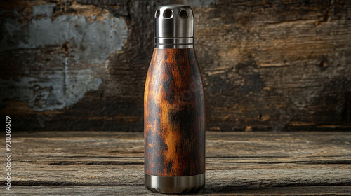 Eco-friendly and sustainable bamboo water bottle with a sleek design, ideal for reducing plastic waste and promoting a greener lifestyle