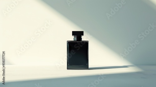 Wallpaper Mural A perfume bottle sits on a clean white surface, awaiting use Torontodigital.ca