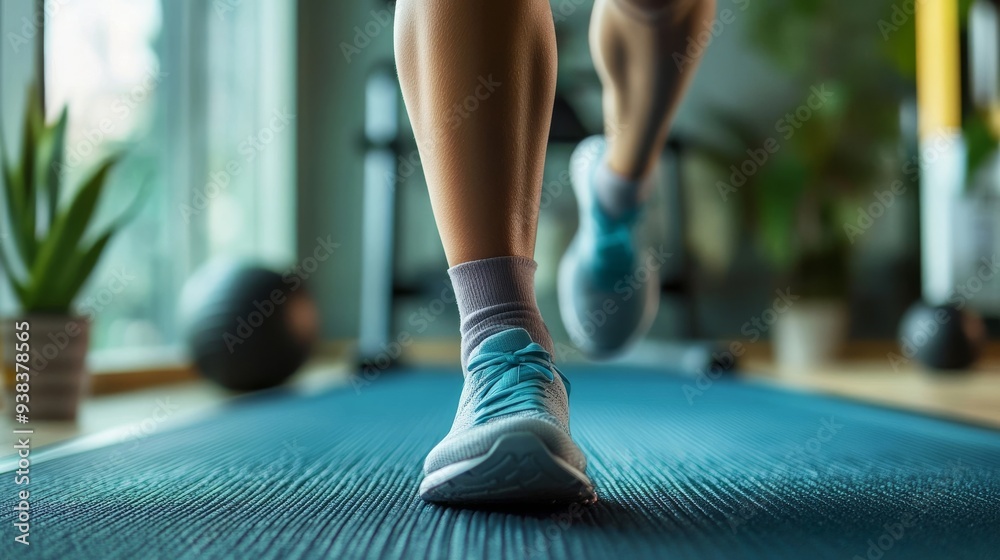 Woman exercising indoors. Woman exercising indoors.
