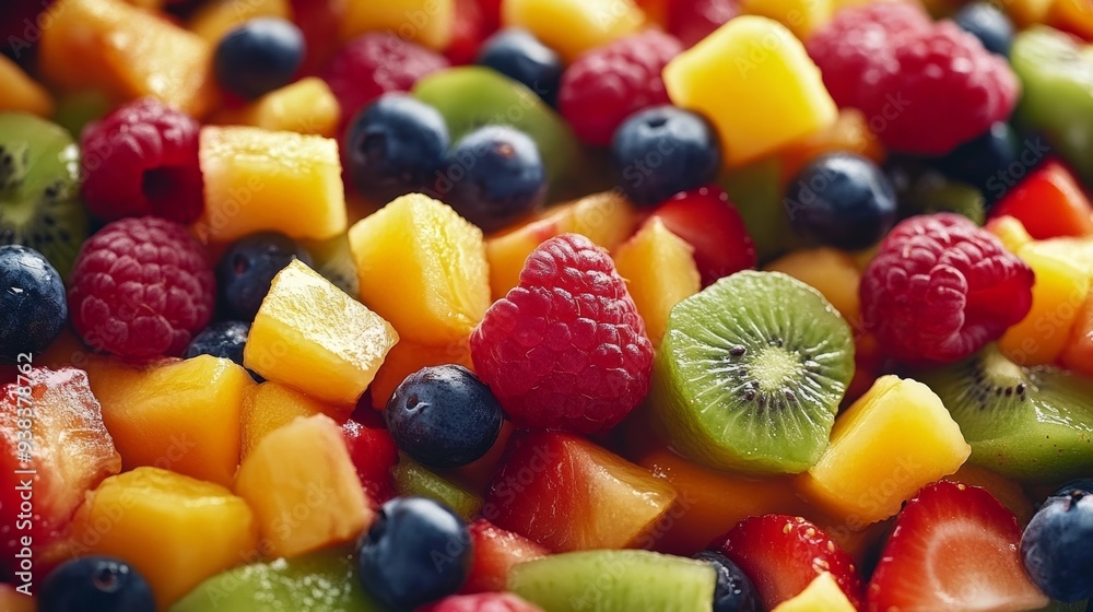 Salad of fruits, a canvas for imagination. Salad of fruits, a canvas for imagination.