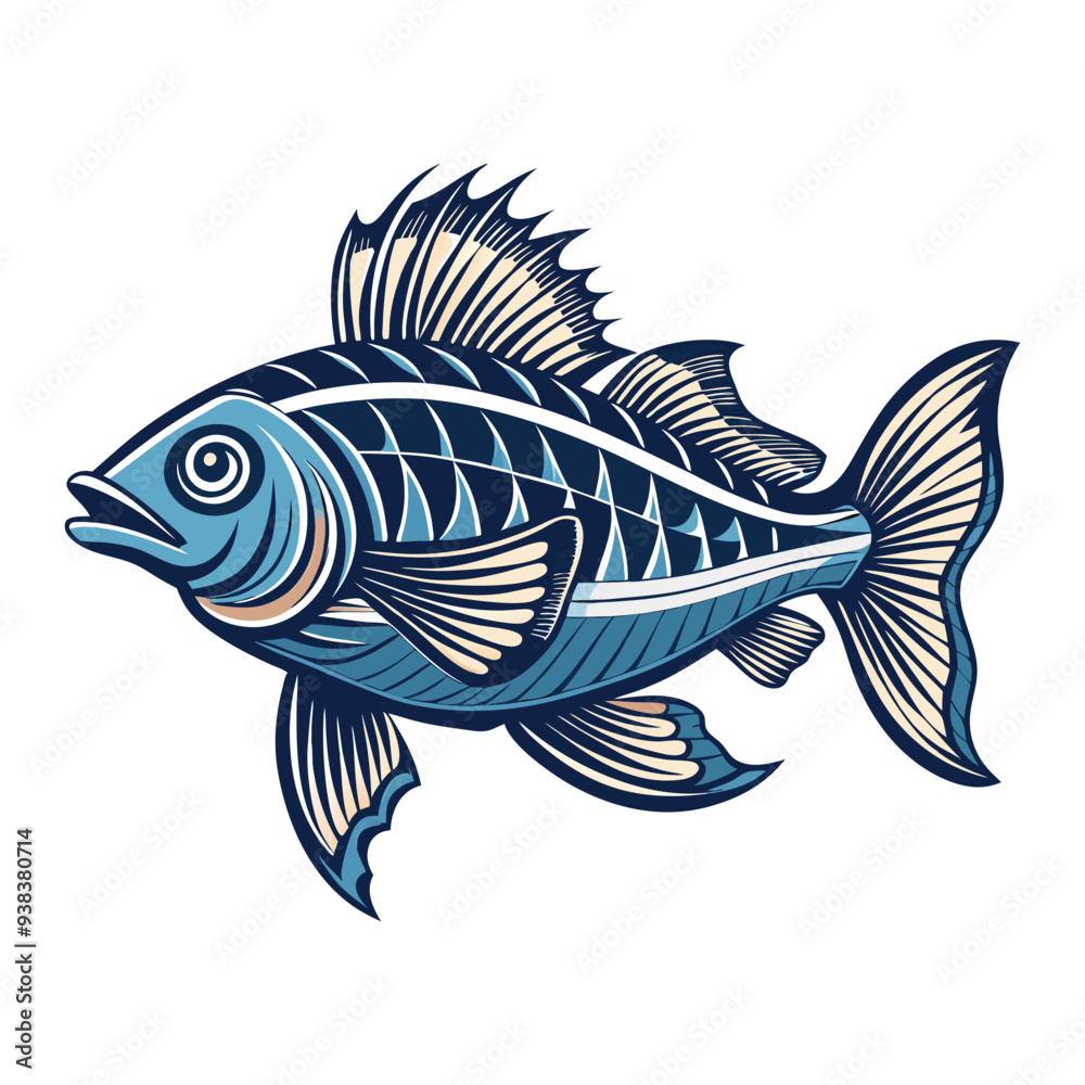 vector beautiful fish illustration design vector beautiful fish illustration design