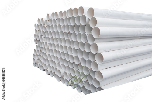 Industrial Plastic PVC Pipes Picture, Modern Plumbing Versatile PVC Pipes Pipes, stack of pipes isolated