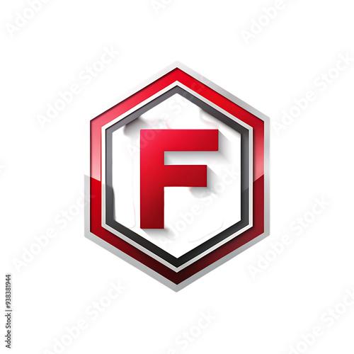 Hand holding the letter F logo