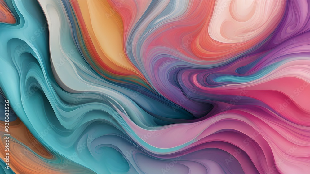 Create an abstract fluid art background with swirling colors Create an abstract fluid art background with swirling colors