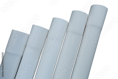 Durable White Pipes picture for Construction and Plumbing,