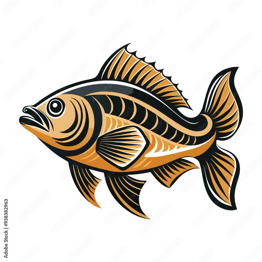 vector beautiful fish illustration design vector beautiful fish illustration design