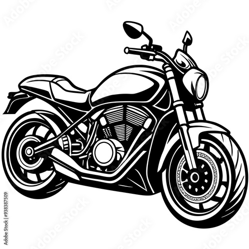 motorcycle vector illustration isolated on white background. PNG Transparent file type with high definition quality And vibrant color grading Available.