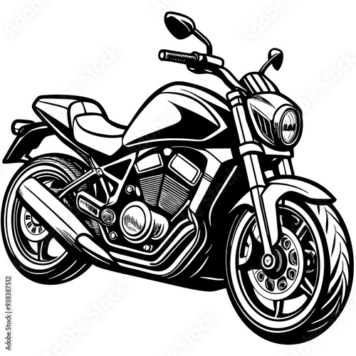 motorcycle vector illustration isolated on white background. PNG Transparent file type with high definition quality And vibrant color grading Available.